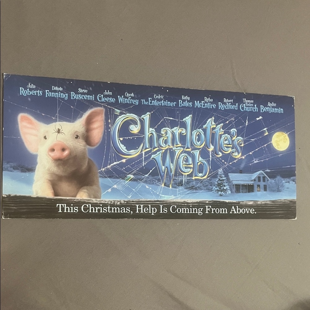 Charlottes Web Ticket 2006 friends family showing 12/9/06 Retro Vintage